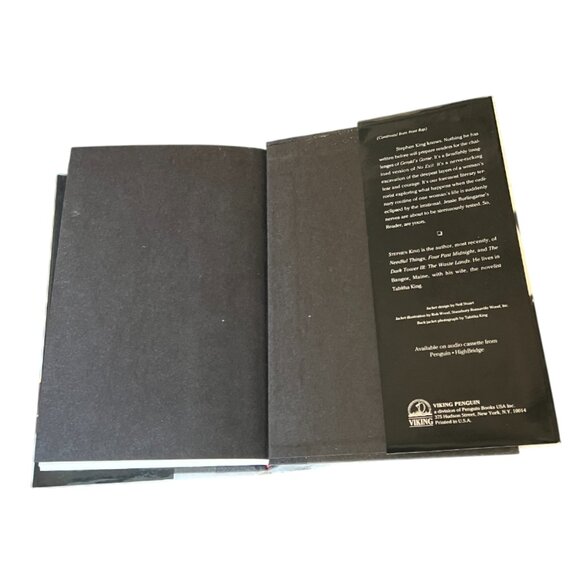 Gerald's Game by Stephen King 1992 Hardcover and dust jacket Publisher Viking - Picture 9 of 12